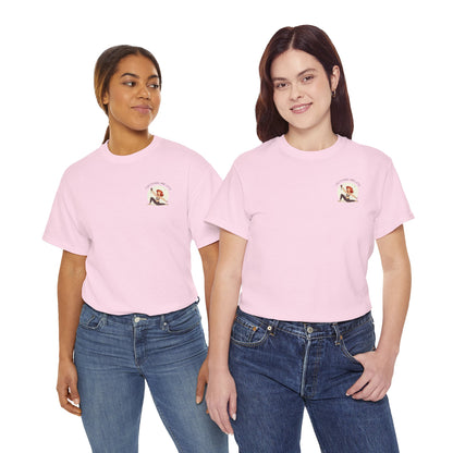 Stretch Now Wine Later Graphic T-Shirt (Ginger)
