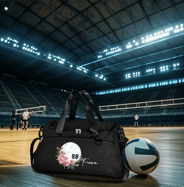 Custom Name Volleyball Duffle Bag