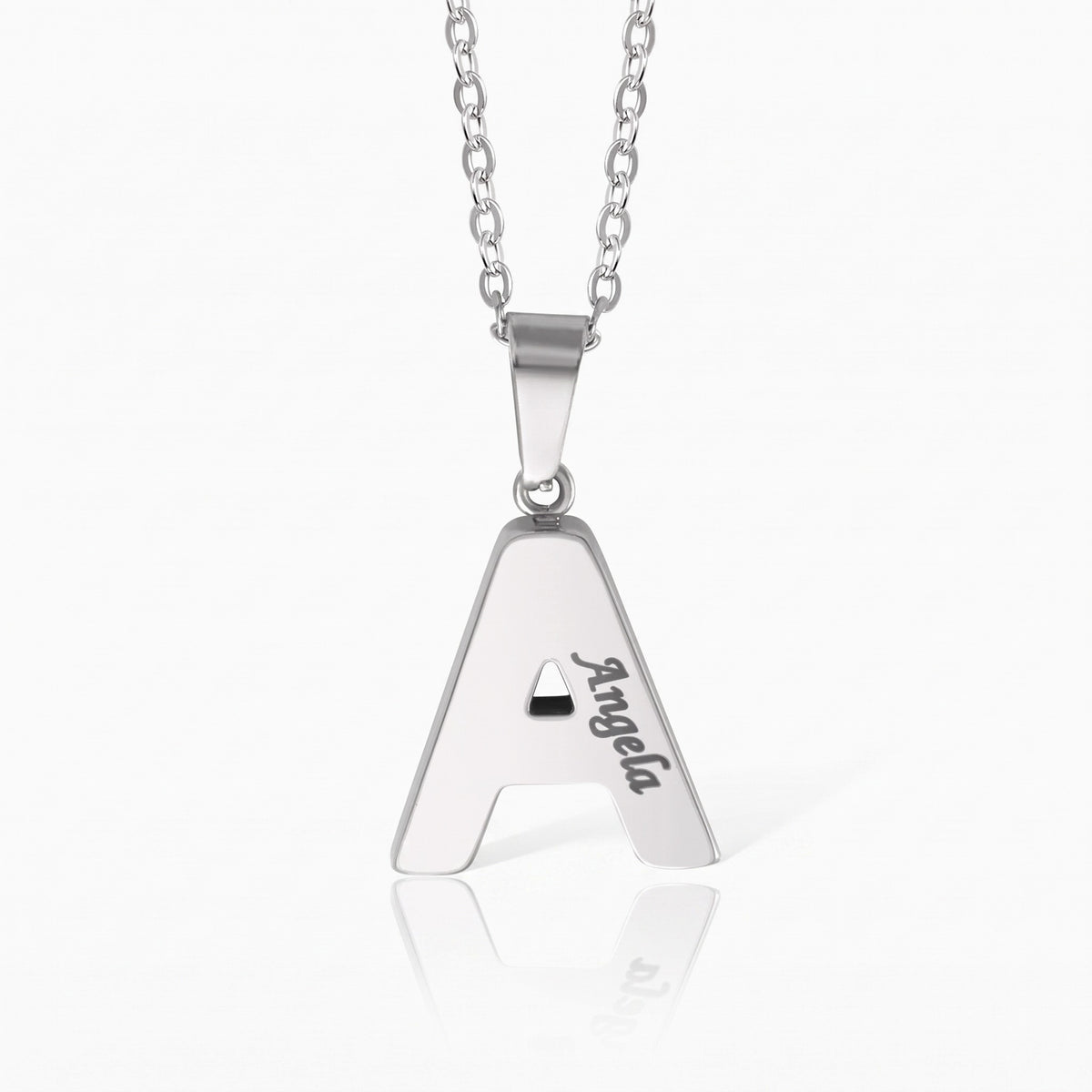 custom initial urn necklace with custom engraving