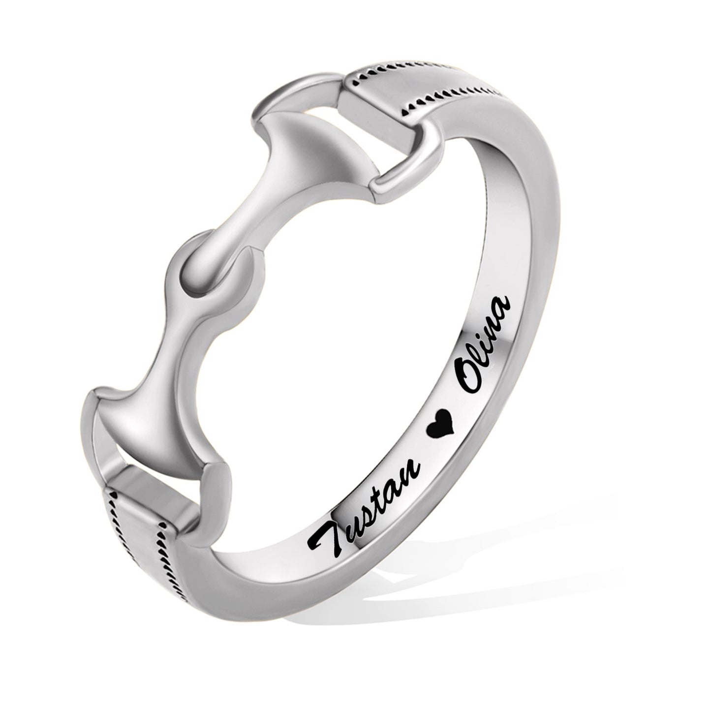 Custom Snaffle Bit Horse Ring