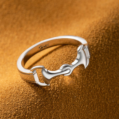 Custom Snaffle Bit Horse Ring
