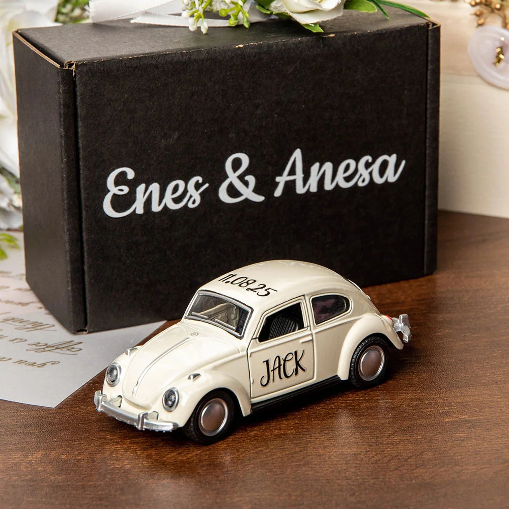 Custom Mini Beetle Wedding Toy Car
