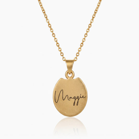 custom horse hoof pendant necklace