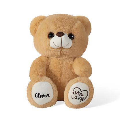 Personalized Ballerina Plush Bear with Name and Custom Text