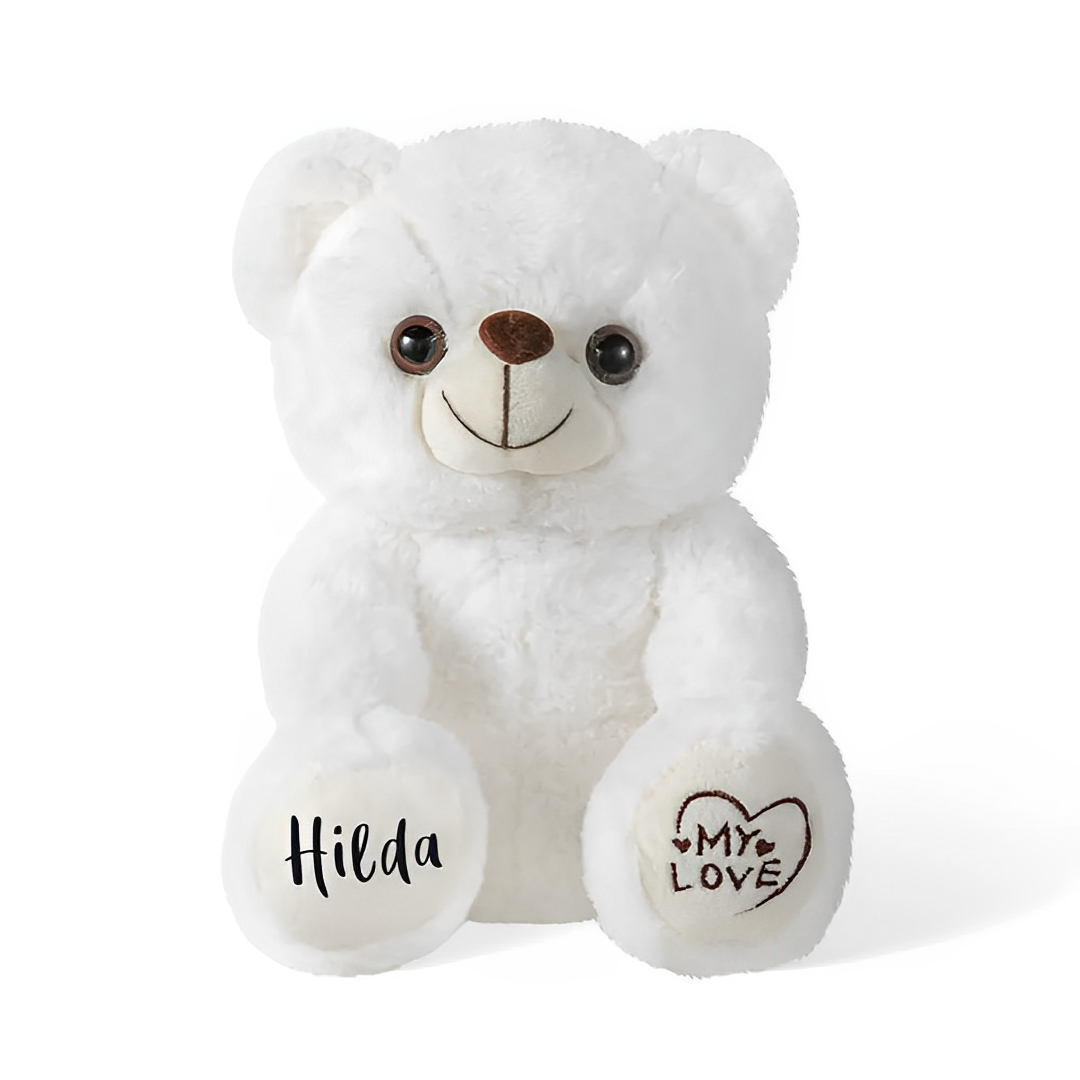 Personalized Ballerina Plush Bear with Name and Custom Text