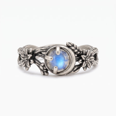 Vintage Branches Moonstone Ring