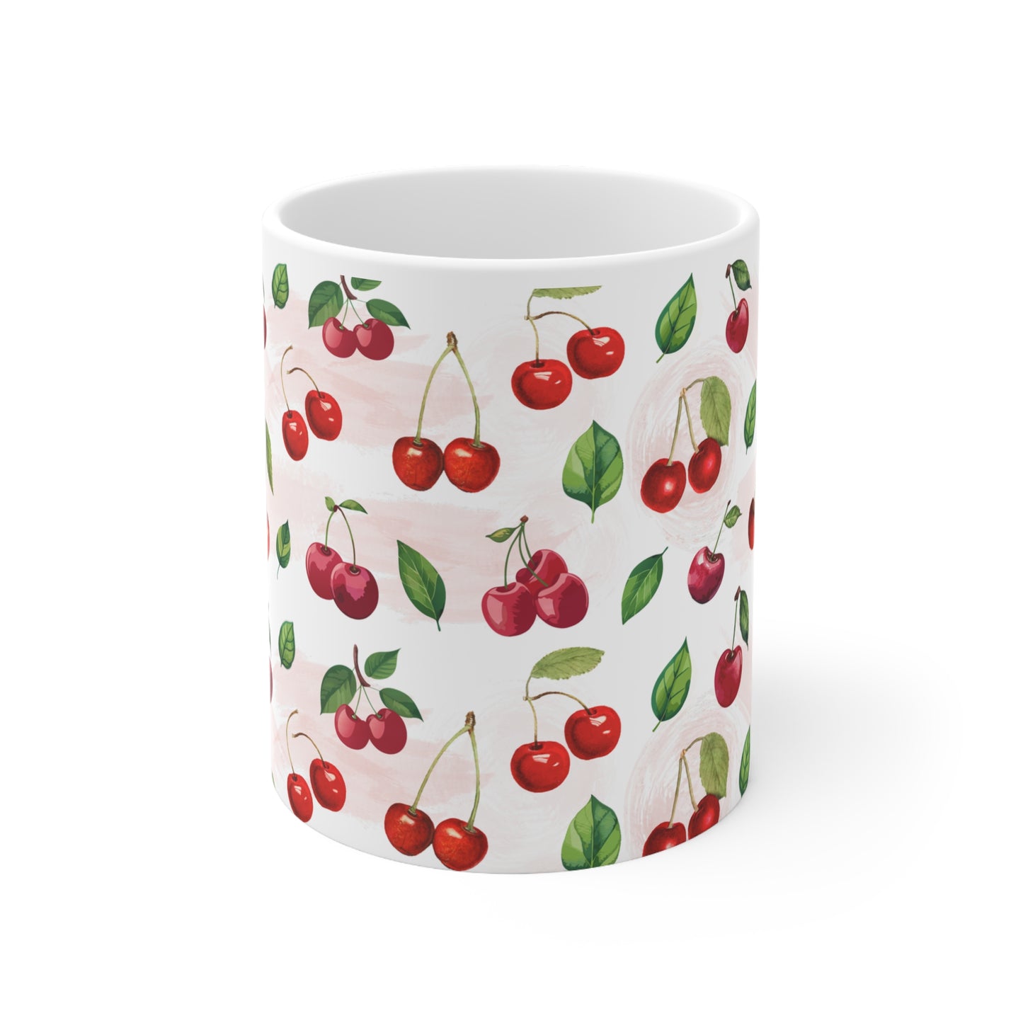 Cherry Watercolor Print 11oz Ceramic Mug