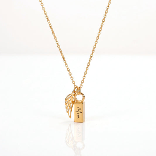 personalized tiny urn necklace for pet ashes