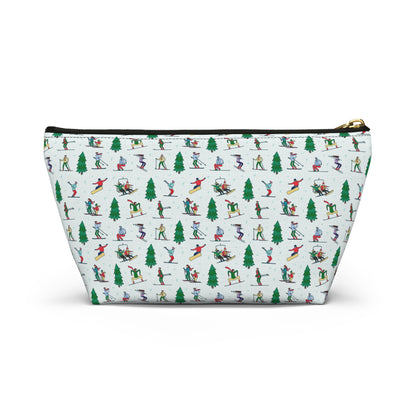 Winter Skiing Landscape Printed Pencil Case/Makeup Bag/Travel Pouch