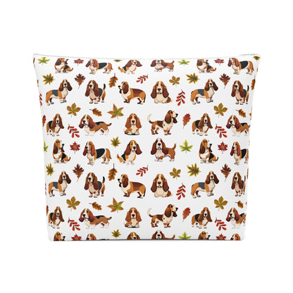 Cavalier King Charles Spaniel Print Cotton Cosmetic Bag/Makeup Organizer/Travel Pouch