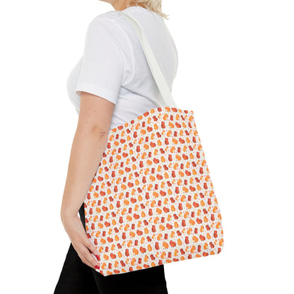 Chibi Kawaii Capybara Printed Tote Bag