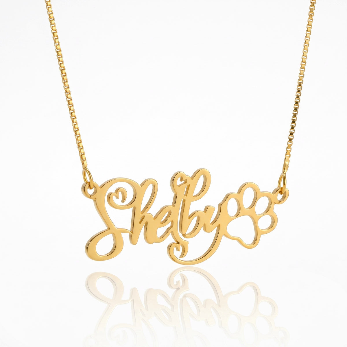 paw name necklace personalized dog paw necklace for dog owners pet memorials custom pet name jewelry gift