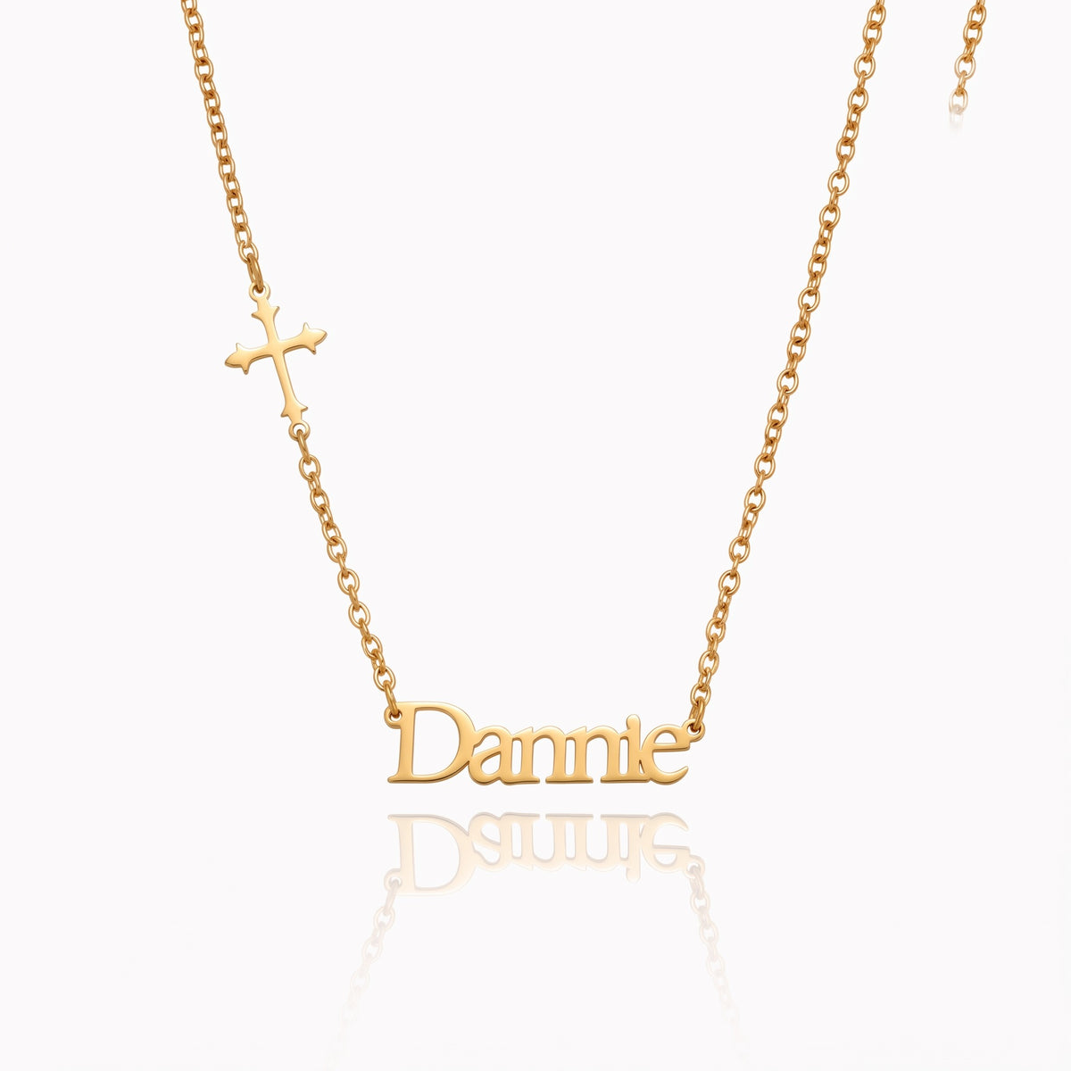 personalized sideway name cross necklace christinan minimalist jewelry 1st communion gift religious minimalist name jewelry for her