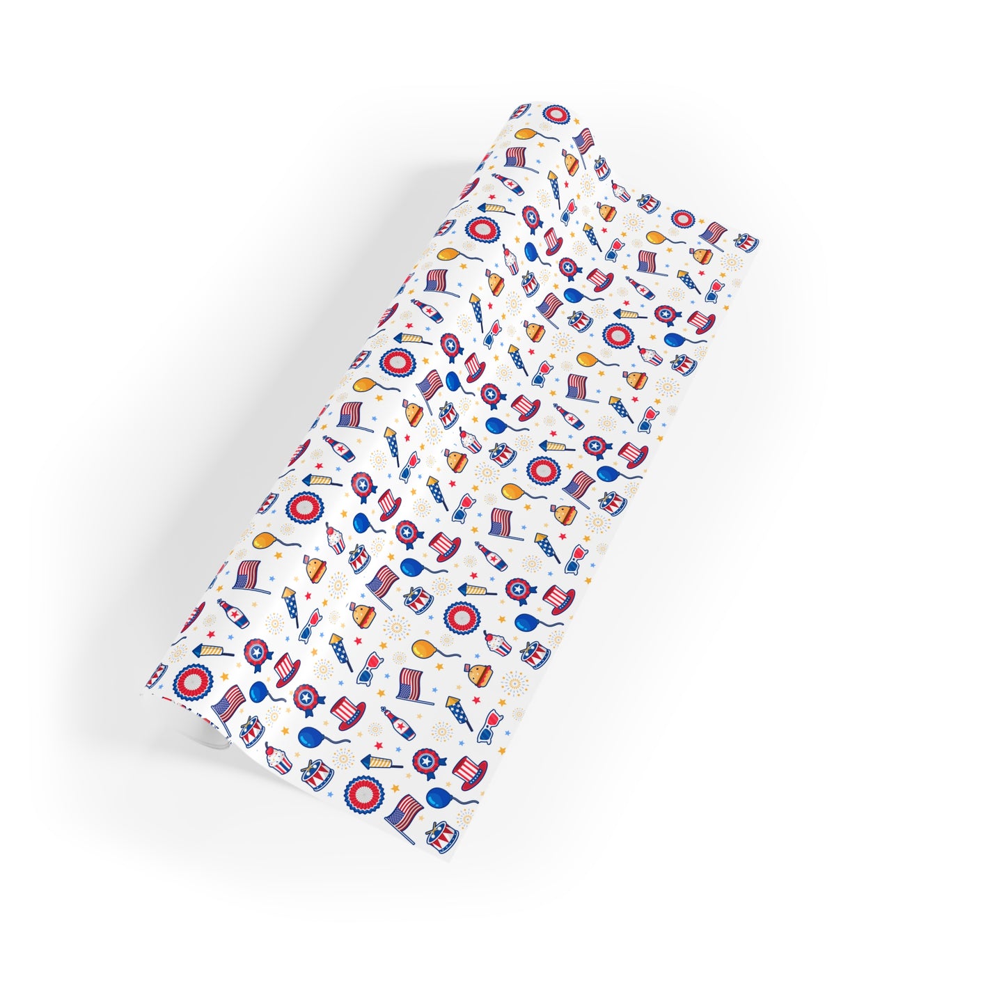 4th of July Print Gift Wrapping Paper Roll