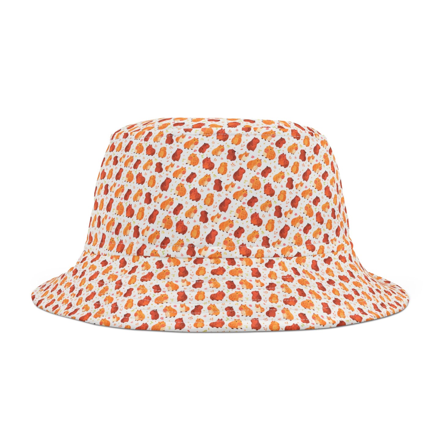 Capybaras  Kawaii Chibi Style Bucket Hat
