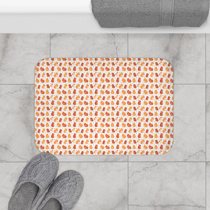 Capybara Print Bath Mat