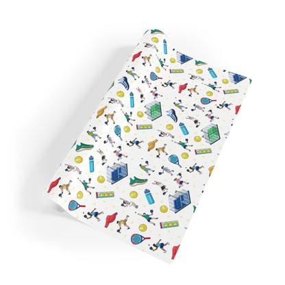 Padel Print Gift Wrapping Paper Roll