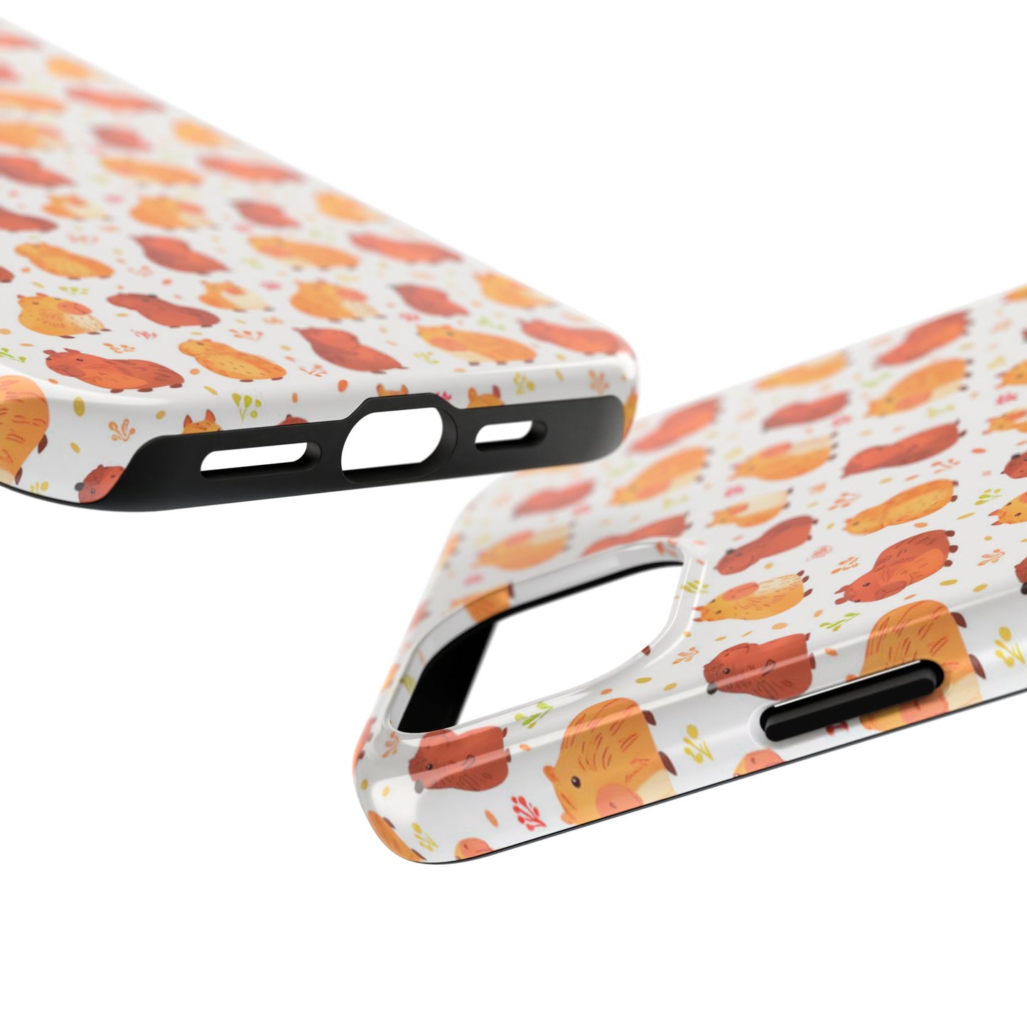 Kawaii Watercolor Capybara Phone Case