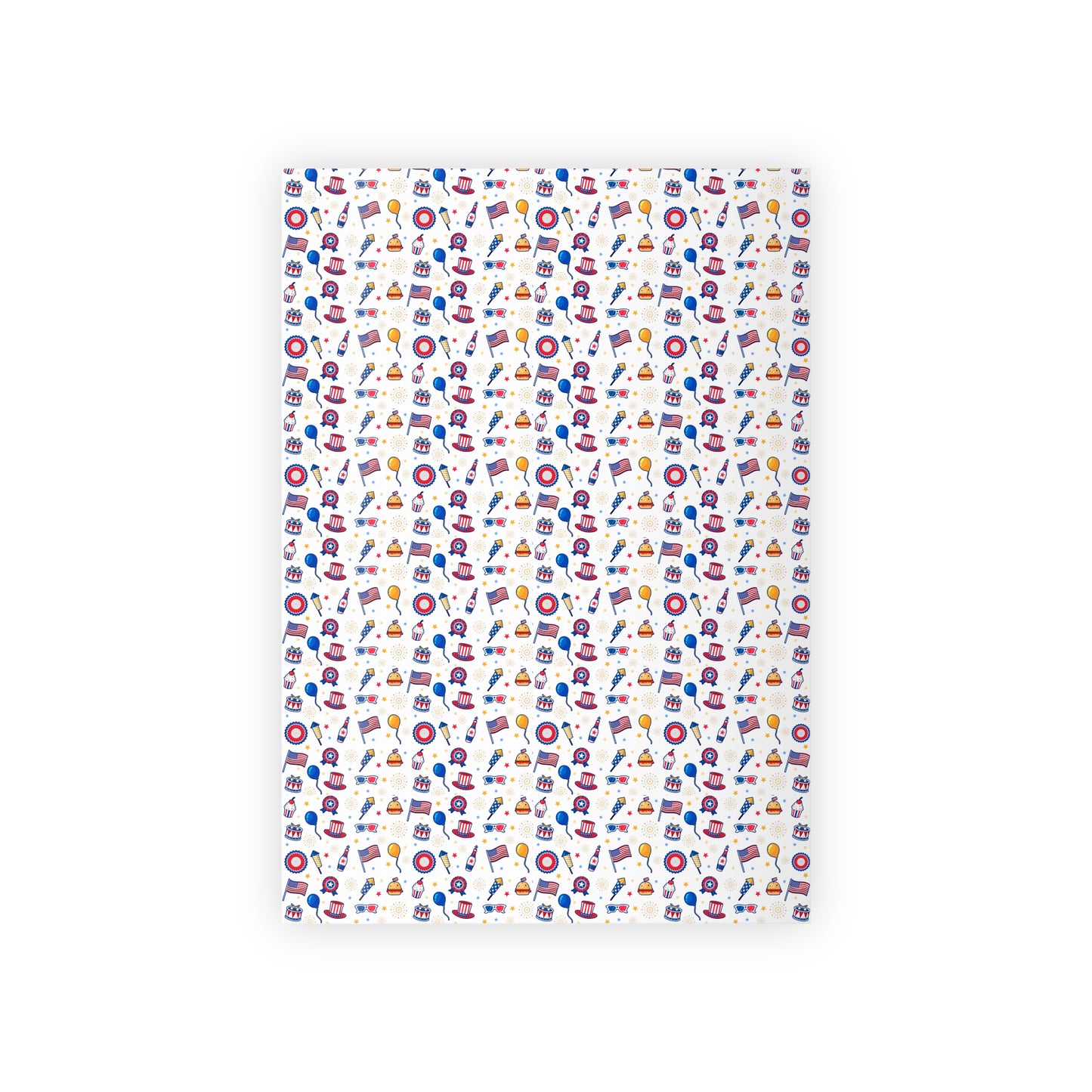 4th of July Print Gift Wrapping Paper Roll