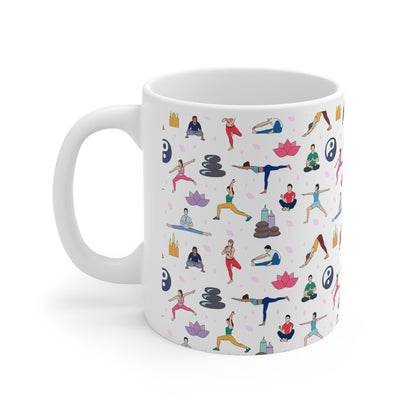 Yoga Print 11oz Ceramic Mug