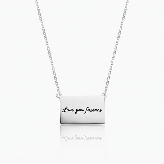 custom engraved sliding photo locket necklace picture holder locket necklace personalized message engraving locket sentimental jewelry