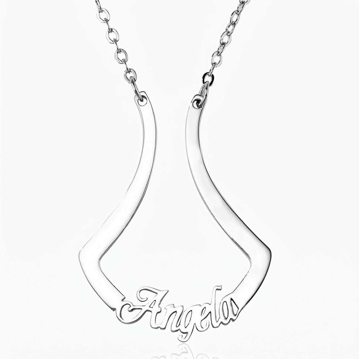 personalized name ring holder necklace