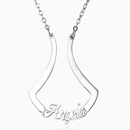 personalized name ring holder necklace