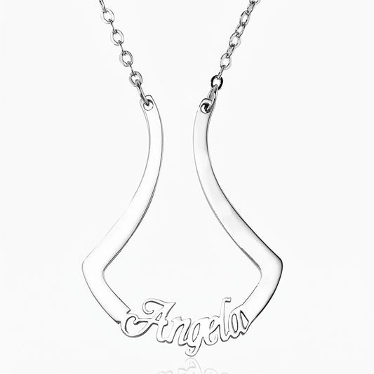 personalized name ring holder necklace