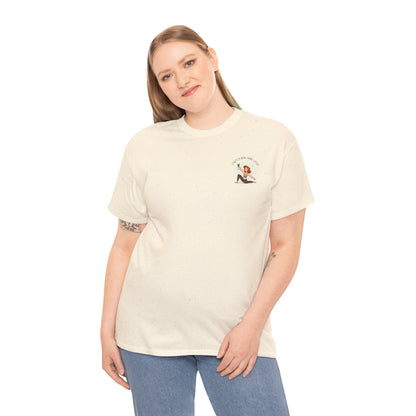 Stretch Now Wine Later Graphic T-Shirt (Ginger)