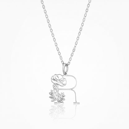 personalized initial necklace