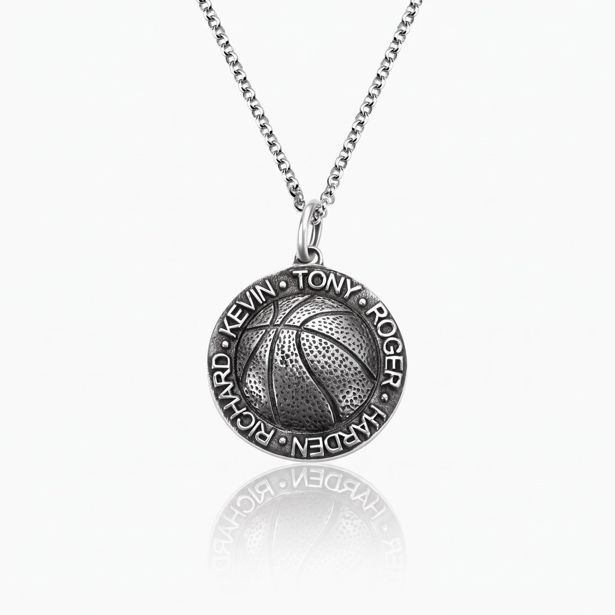 personalized basketball necklace 1