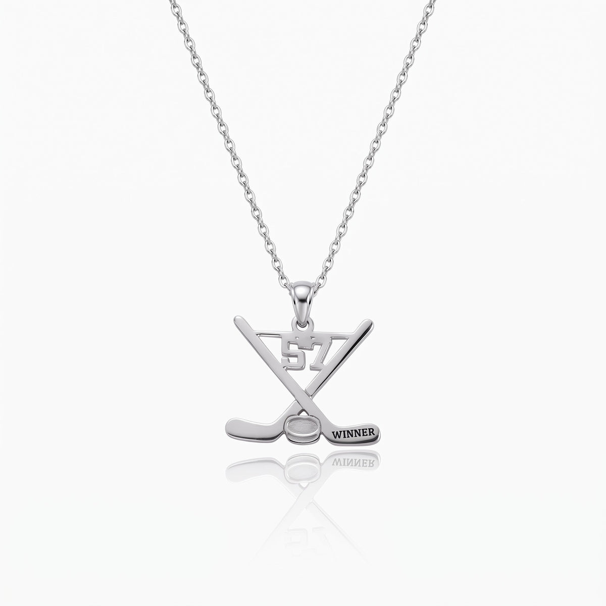 custom ice hockey sticks necklace