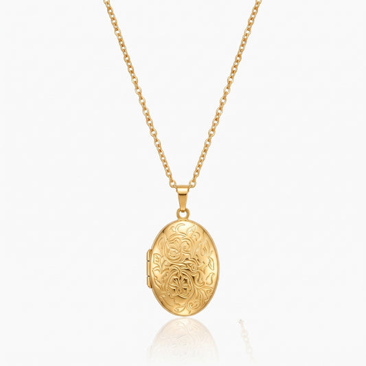 personalized photos folding locket necklace