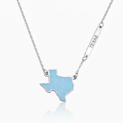 personalized usa state name necklace