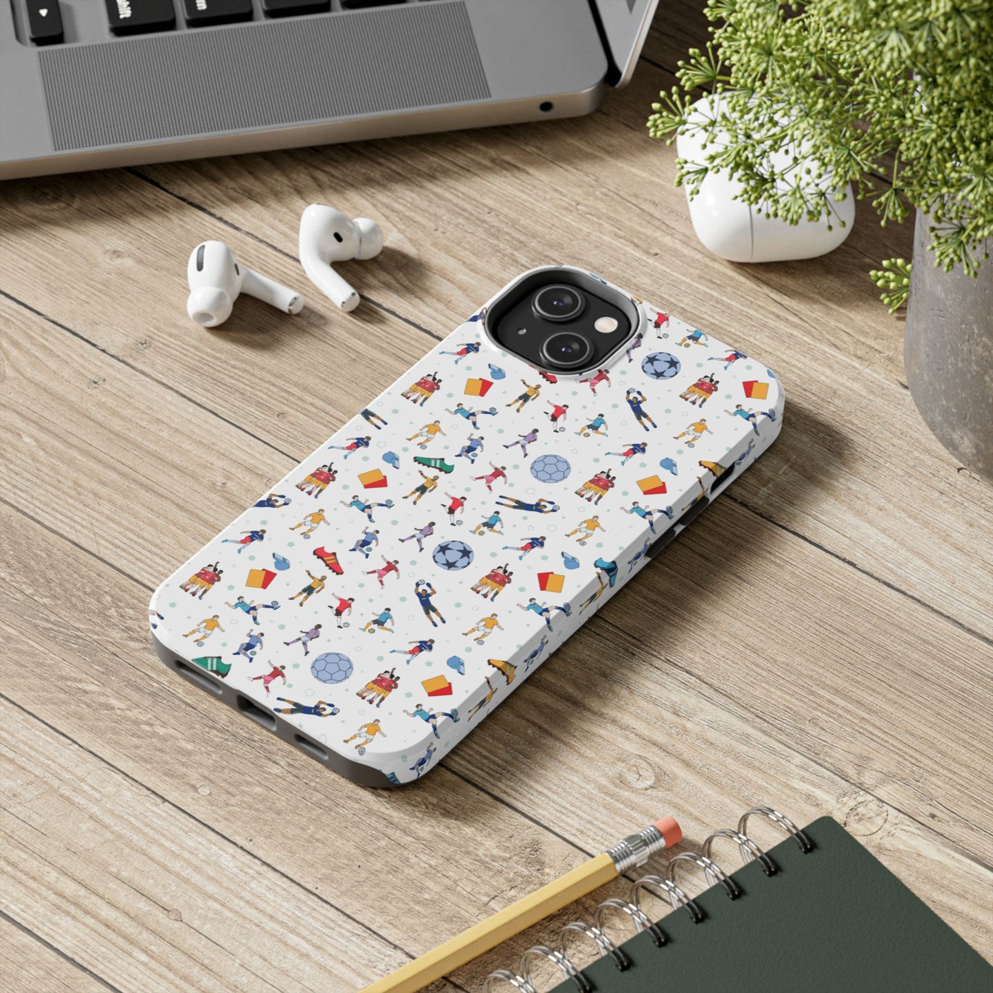 Football Soocer Themed Print Phone Case