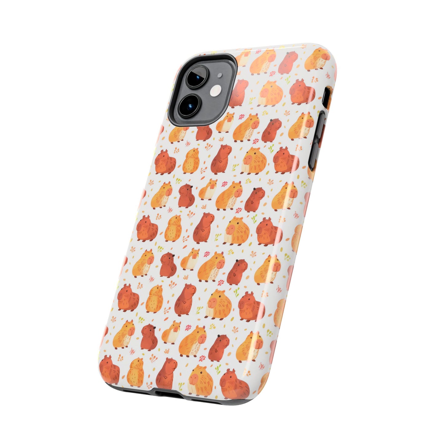 Kawaii Watercolor Capybara Phone Case