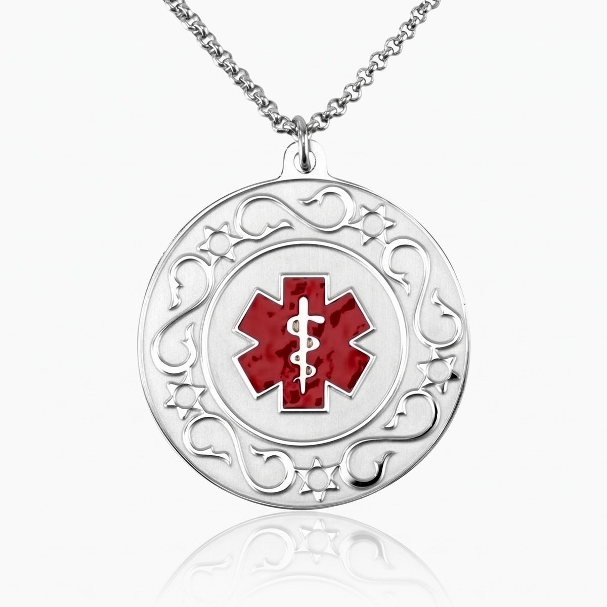 personalized medical alert necklace 1