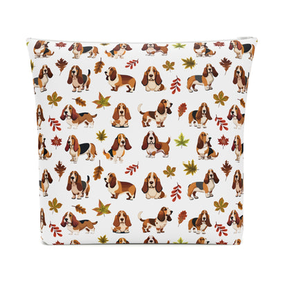 Cavalier King Charles Spaniel Print Cotton Cosmetic Bag/Makeup Organizer/Travel Pouch