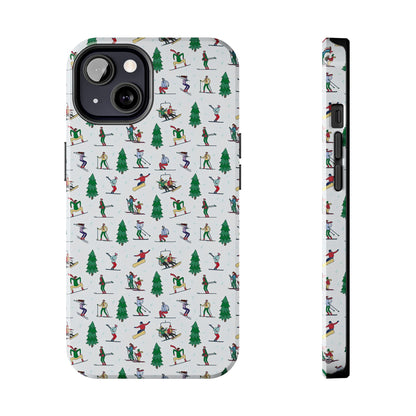 Winter Ski Landscape Print Phone Case