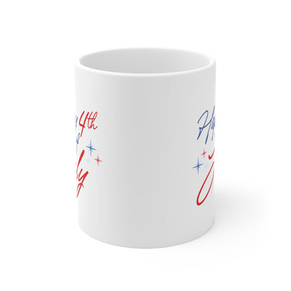 Happy 4th of July 11oz Ceramic Mug