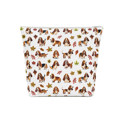 Cavalier King Charles Spaniel Print Cotton Cosmetic Bag/Makeup Organizer/Travel Pouch