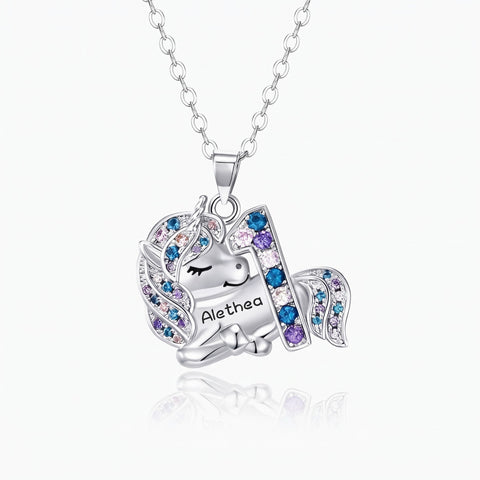 Personalized Unicorn Necklace