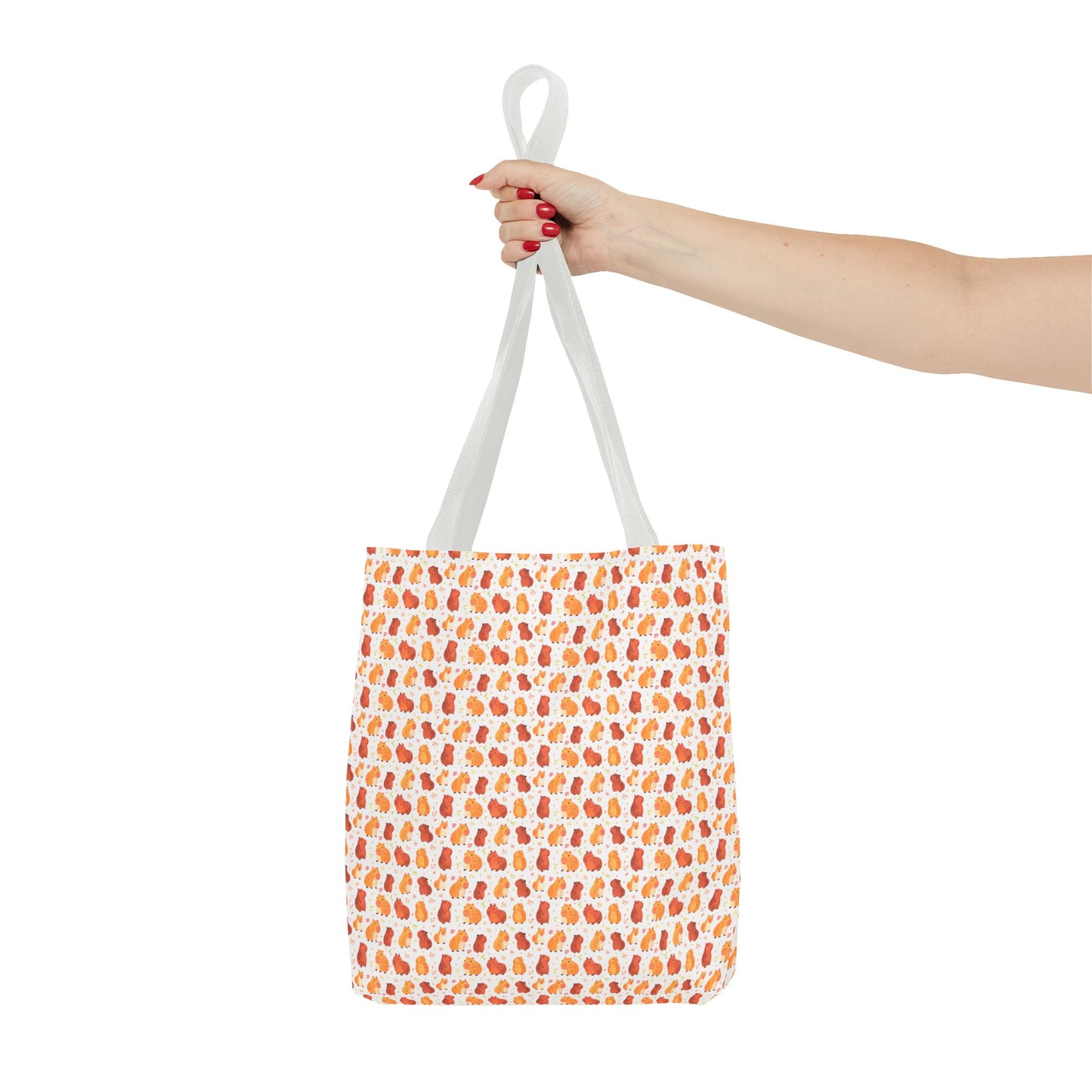 Chibi Kawaii Capybara Printed Tote Bag