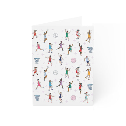 Netball Themed Greeting Cards (1, 10, 30, and 50pcs)