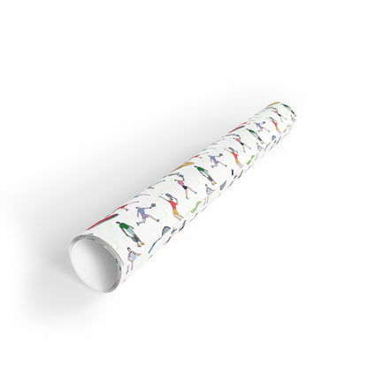 Tennis Print Gift Wrapping Paper Roll