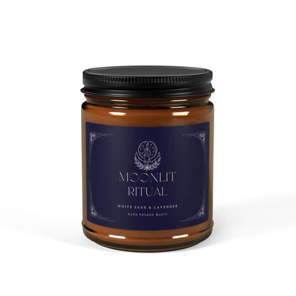 Moonlit Ritual Scented Candle - 4oz and 9oz Soy Wax Candle
