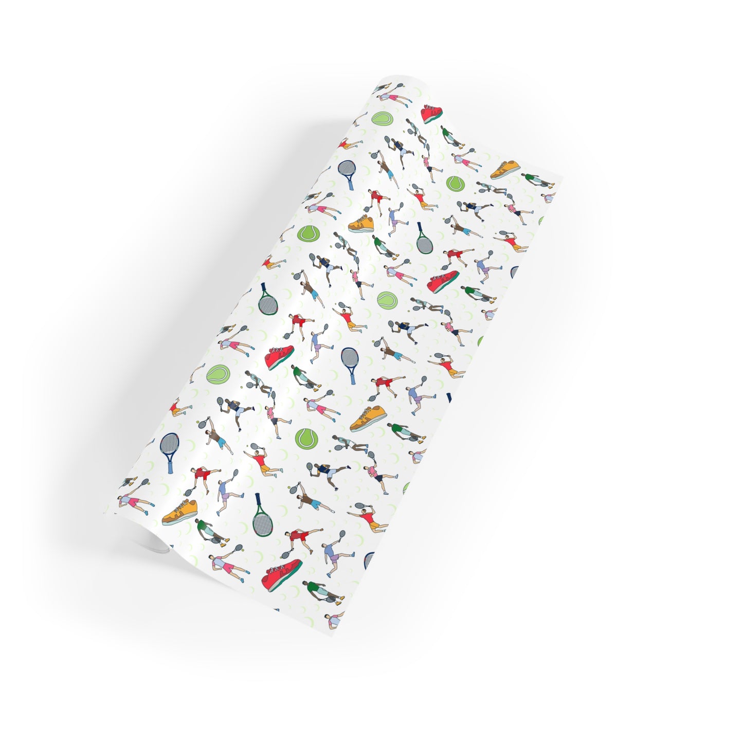 Tennis Print Gift Wrapping Paper Roll