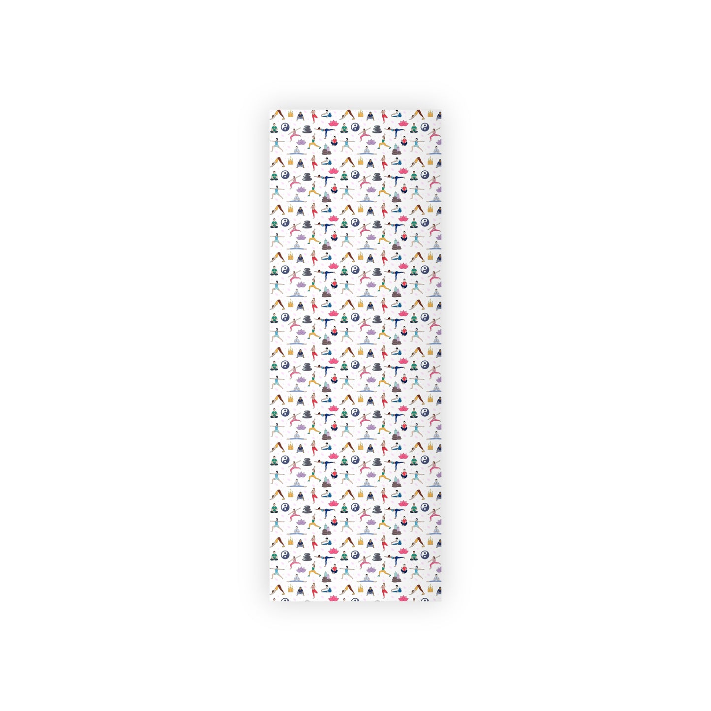 Yoga Inspired Print Gift Wrapping Paper Roll