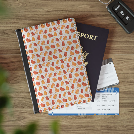 Cute Capybara Printed Passport Cover