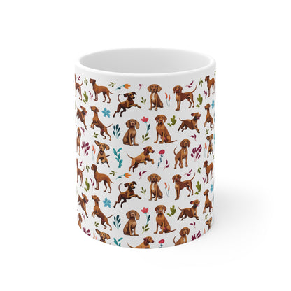 Vizsla Dog Print 11oz Ceramic Mug